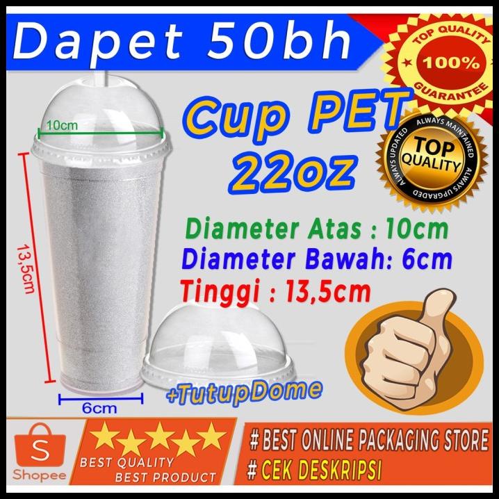 

Mug Gelas - Dome Ala Tutup Oz Isi 660Ml Bening 22 Starbucks Pet Gelas Plastik 50Bh