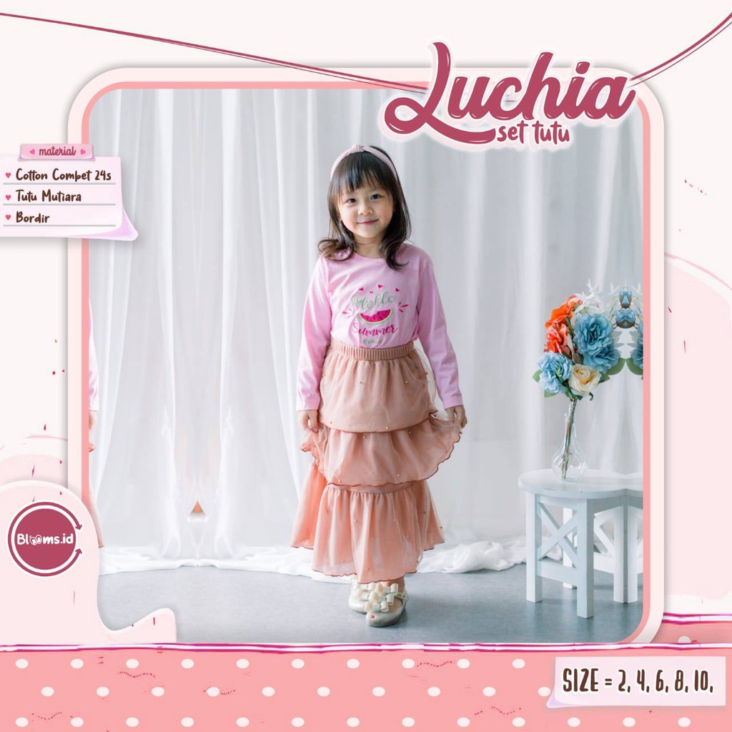 Setelan Luchia Set Tutu by Blooms.id