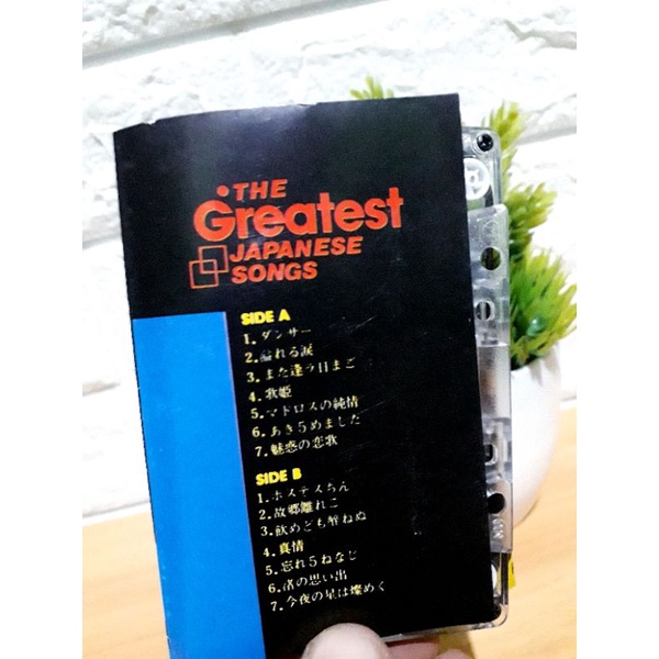 Kaset JAPANESE SONGS - THE GREATEST VOL 1