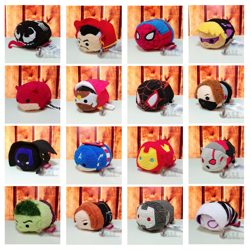 Mainan Tsum Plush Toy Doll The Avengers Spiderman Loki Captain America Ironman Beranak