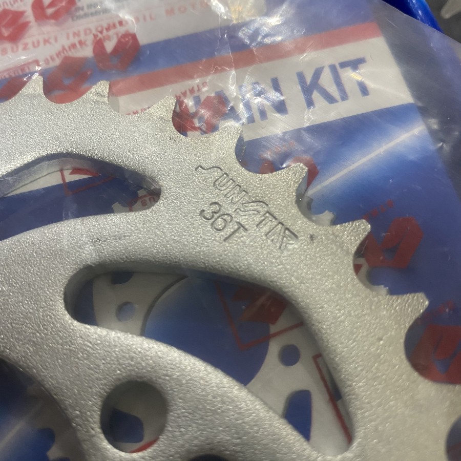 New Smash Gear Set Gearset Rantai Suzuki Motor Baru Shogun 125 Titan