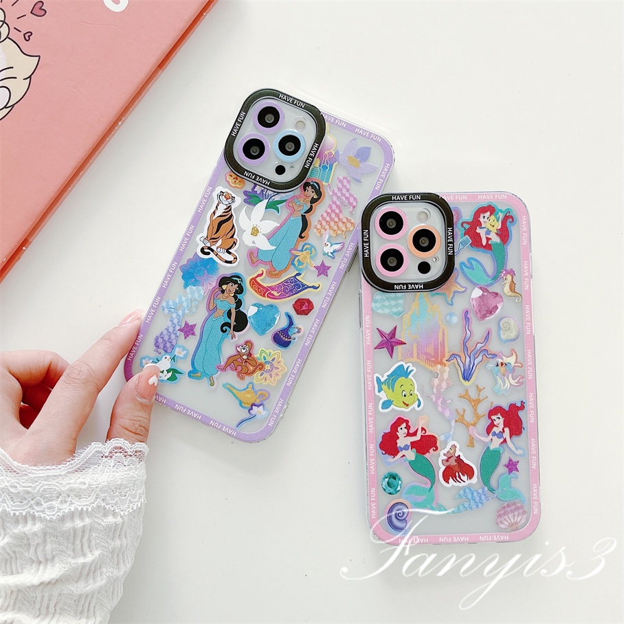 Samsung A14 A34 A54 M14 A04 A04s M23 A03 A13 A23 A33 A53 A73 A03s A02 A12 A22 A52 A72 A32 A51 A71 A50 A50s A30s A30 A20 A21s A31 A11 M53 M33 Fairy Tale Princess Phone Case Clear TPU Soft Protective Cover