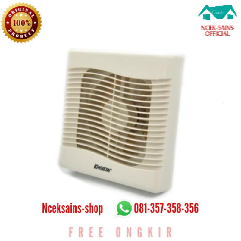 Krisbow Exhaust fan dinding 8 inc