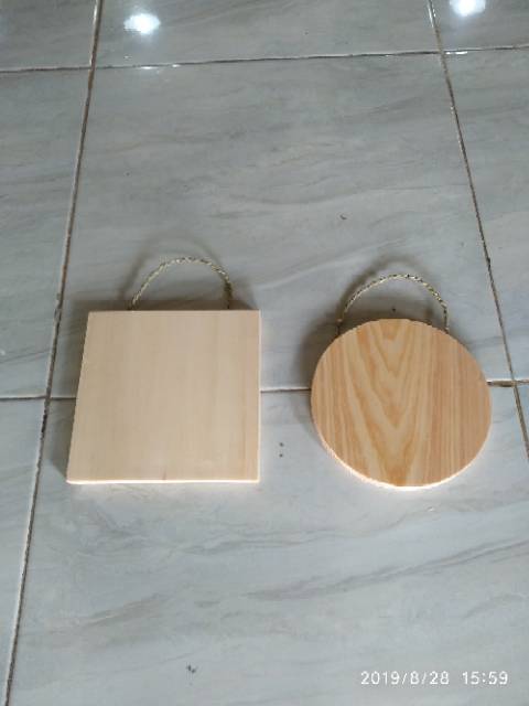 Talenan Kayu Tali / Talenan Lukis / Wall decor / Wooden Cutting Board