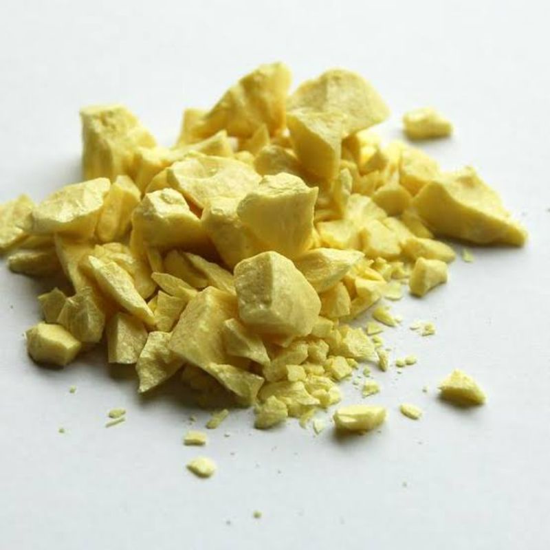 belerang kuning sulfur untuk kulit 100gram