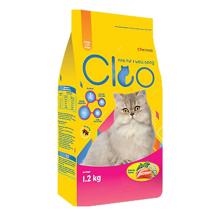 MAKANAN KUCING CLEO FRESH PACK ADULT SALMON 1.2KG