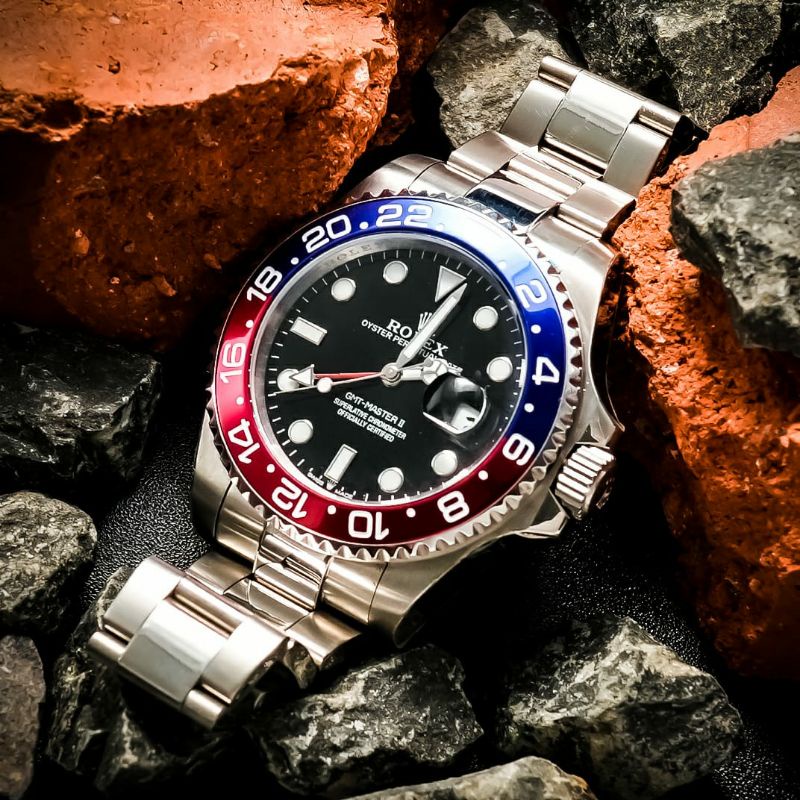 Jam Tangan Pria Merk Rolex Gmt Master II Automatic