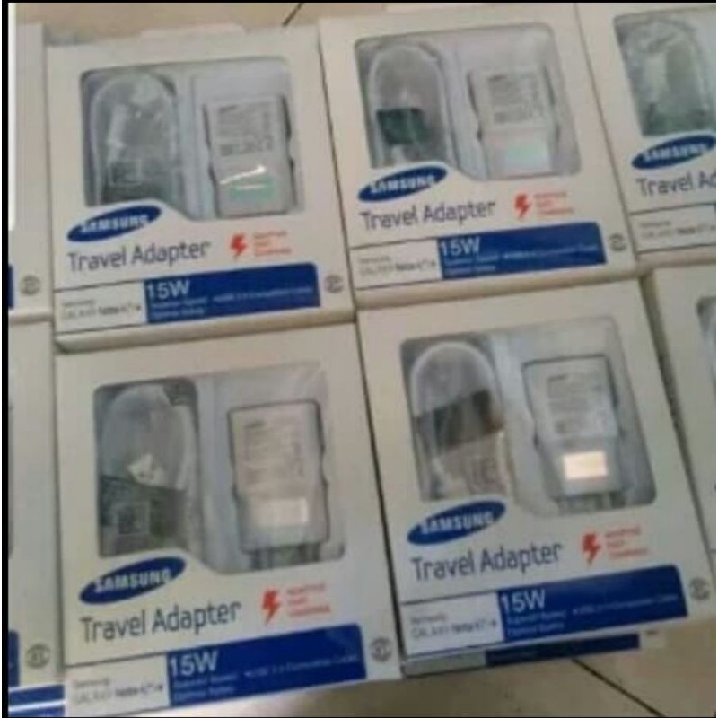 Travel Charger Casan Cas Hp Samsung Galaxy Note4 Note5 S6 15W