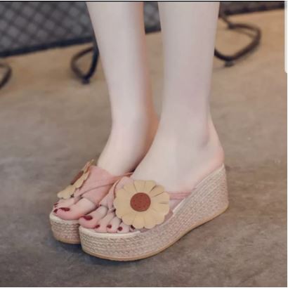 sandal wedges bunga