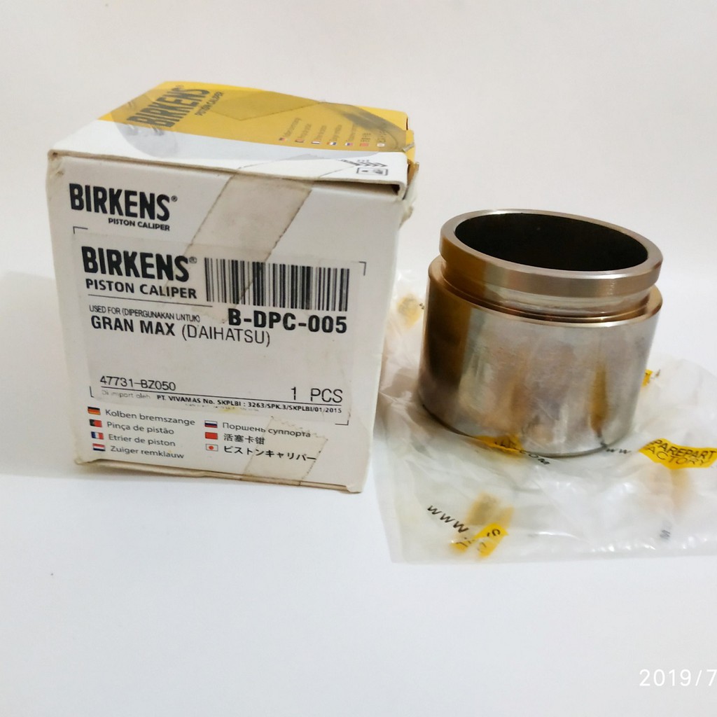 BIRKENS CALIPER PISTON REM - GRANMAX / LUXIO / ALL NEW RUSH TERIOS 2018