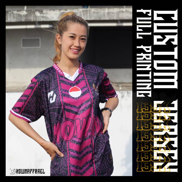 Custom Jersey Printing Satuan