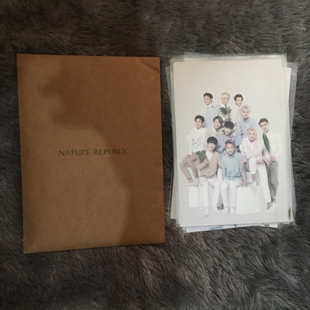 Postcard Nature Republic EXO edition