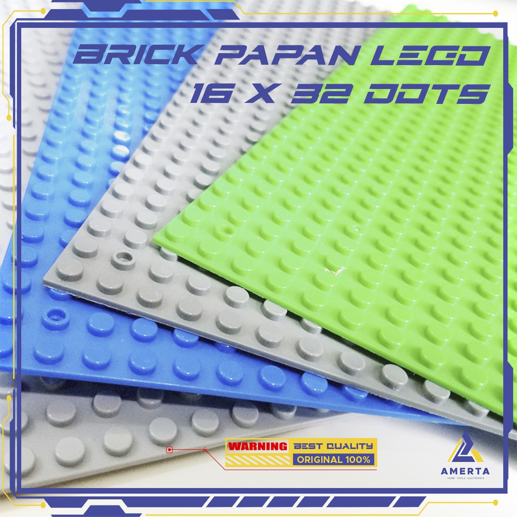 Baseplate Brick Papan LEGO 16 x 32 Dots