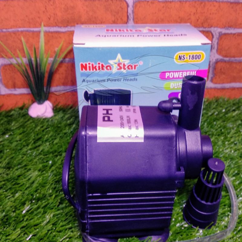 Mesin Pompa Power Head Aquarium Nikita Star NS 1800