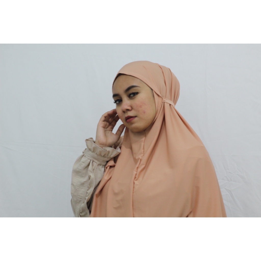 U_Style Bergo Maryam Diamond | Hijab Bergo Coklat