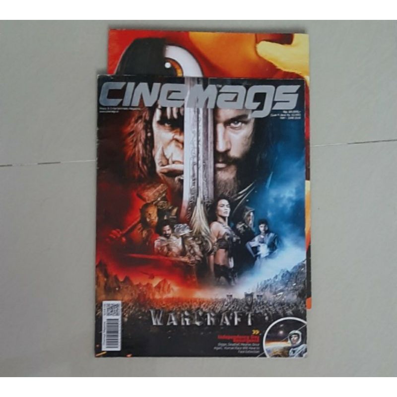 Majalah Cinemags Second Bekas Bonus Poster