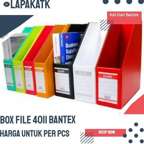 

BISA COD BOX FILE BANTEX FOLIO 4011 - BERKUALITAS Kode 1168