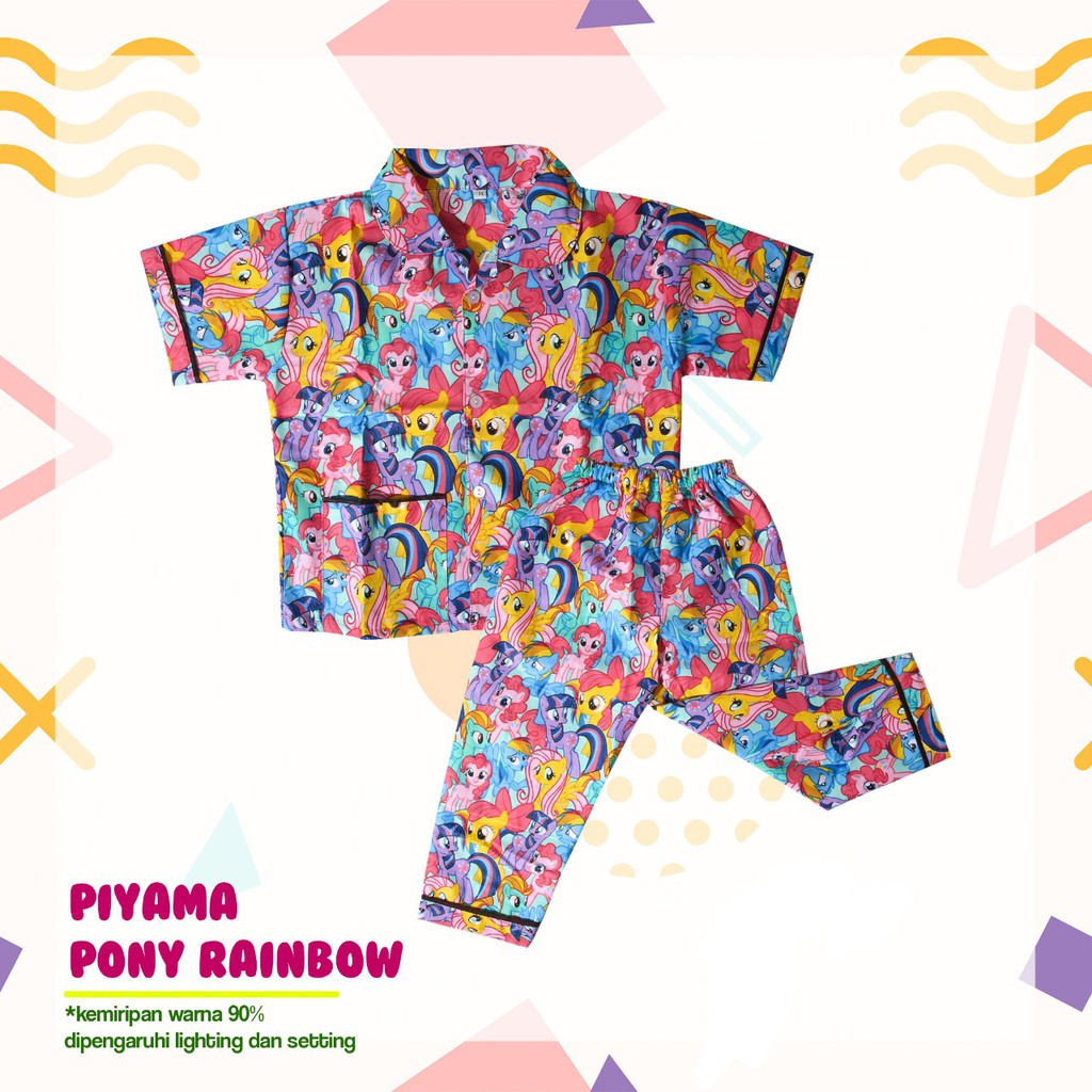 Baju Tidur Anak Perempuan Little Pony