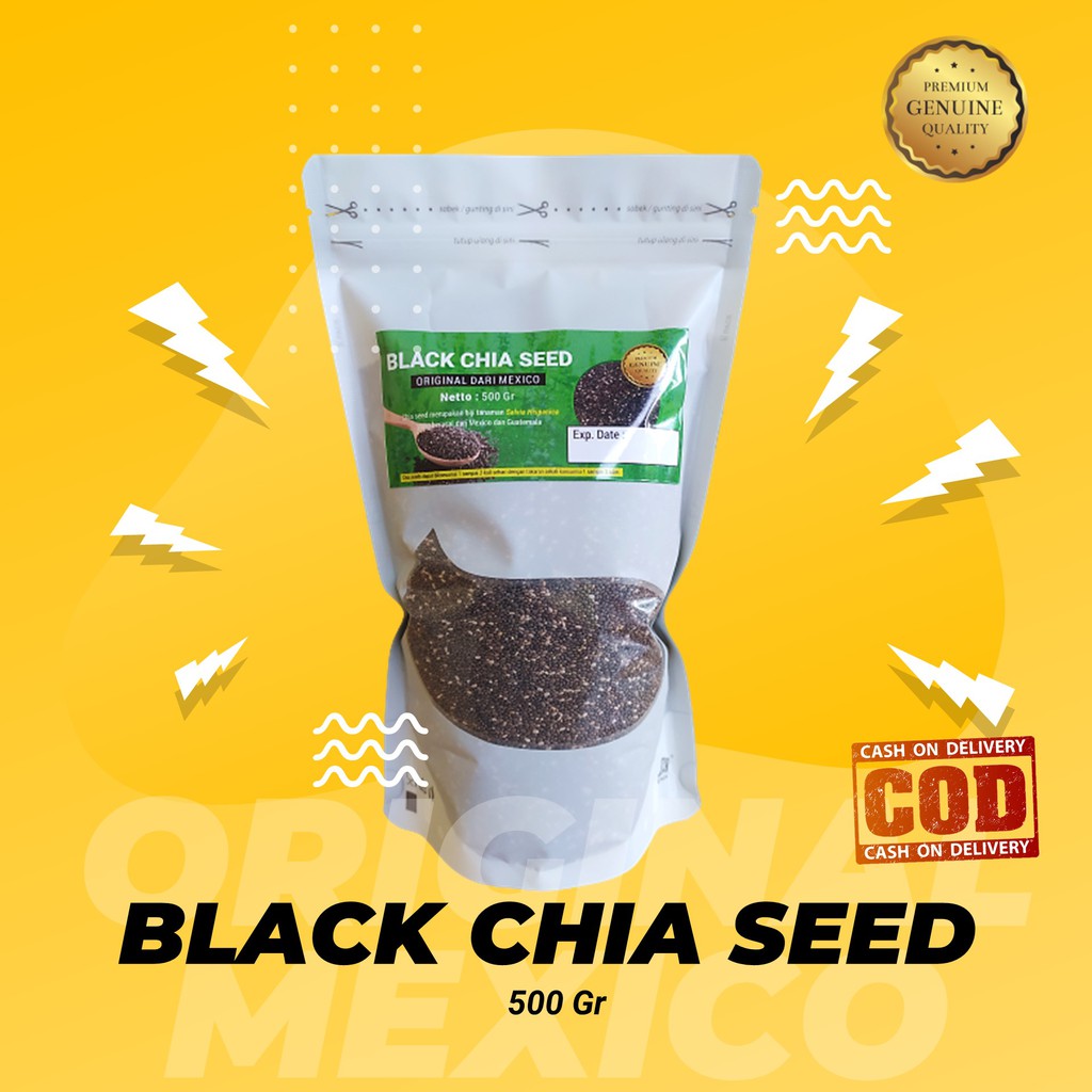 

ORGANIC PREMIUM BLACK CHIA SEED HALAL - 500g
