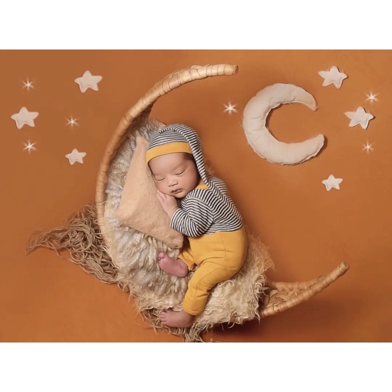 KNR bulan sabit properti foto bayi / baby property photo / keranjang foto bayi bulan sabit / newborn