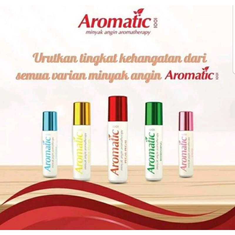 Minyak Angin Aromatic Aroma Therapy Aromaterapi Kids ( Anak ) dan Dewasa Masuk Angin Pegal