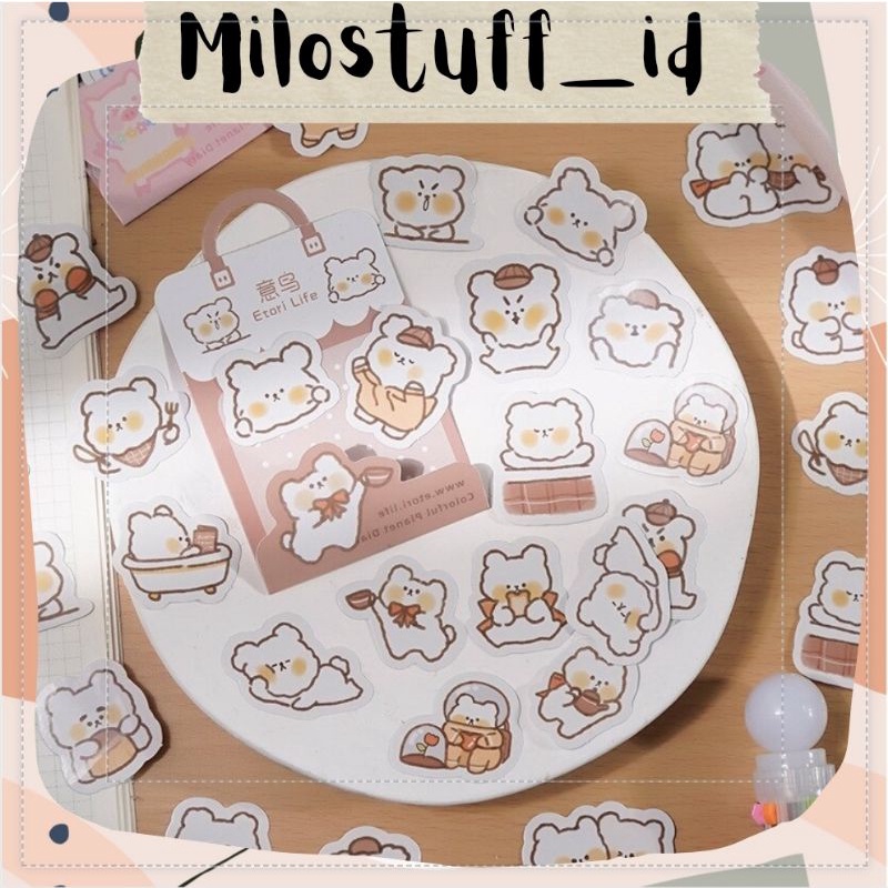 

[MILOSTUFF_ID] Sticker Motif Hewan Lucu Untuk Jurnal DIY Scrapbook--MS0266