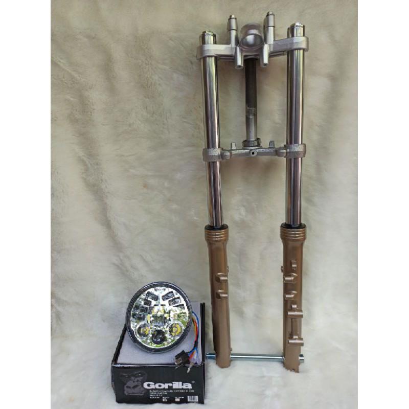 paket shok skok depan ninja pnp honda cb gl megapro tiger set daymaker 16 LED import paket sultan CB