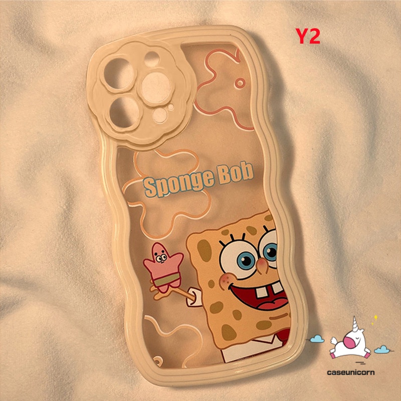 Soft Case Motif Kartun SpongeBob Patrick Star Untuk iPhone 7plus 11 13 12 Pro MAX 6 6s 7 8 Plus XR X XS MAX SE 2020