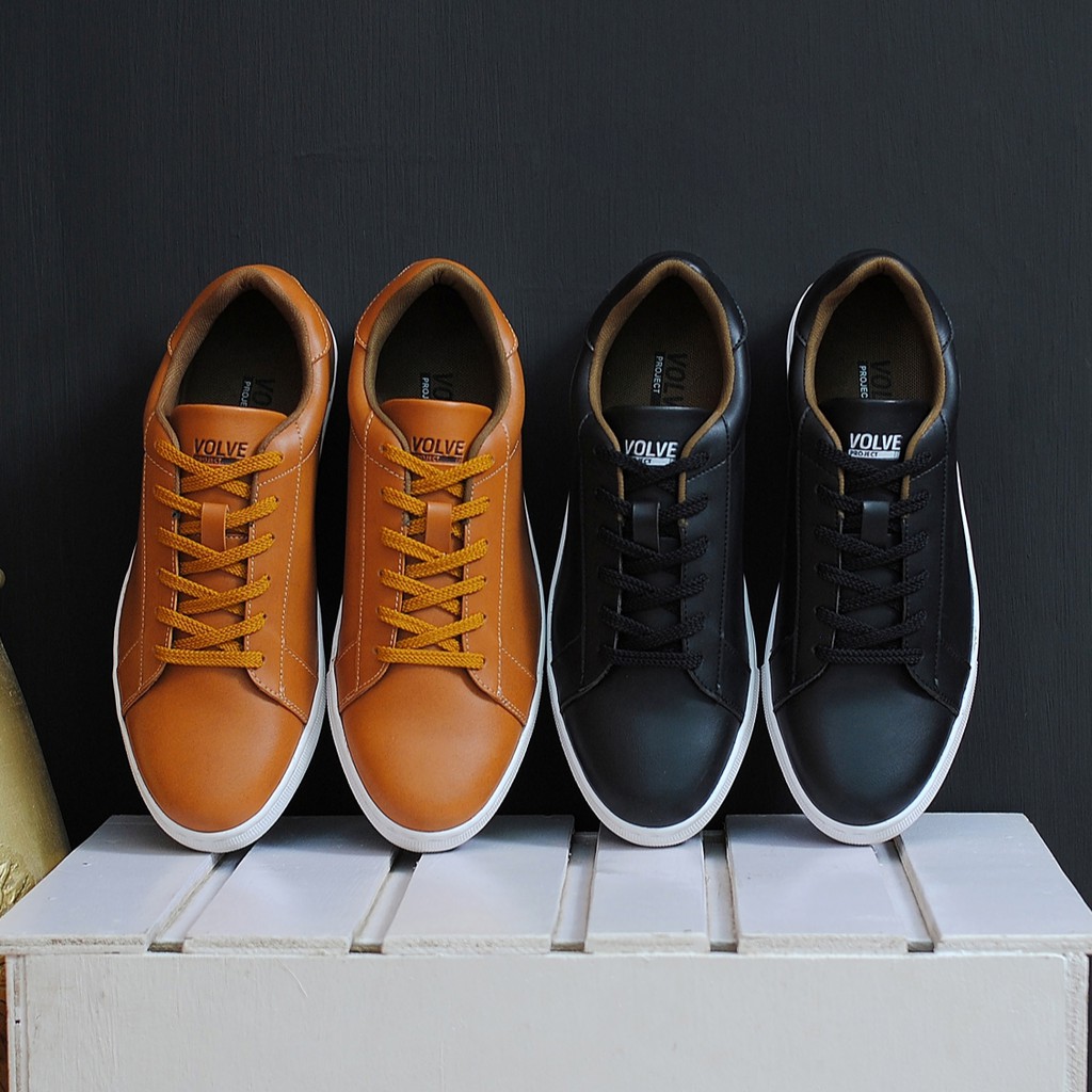 ROVER TAN |FORIND x Volve| Sepatu Casual Sneakers Kasual Polos Ori Pria Cowok Lokal Footwear Jalan