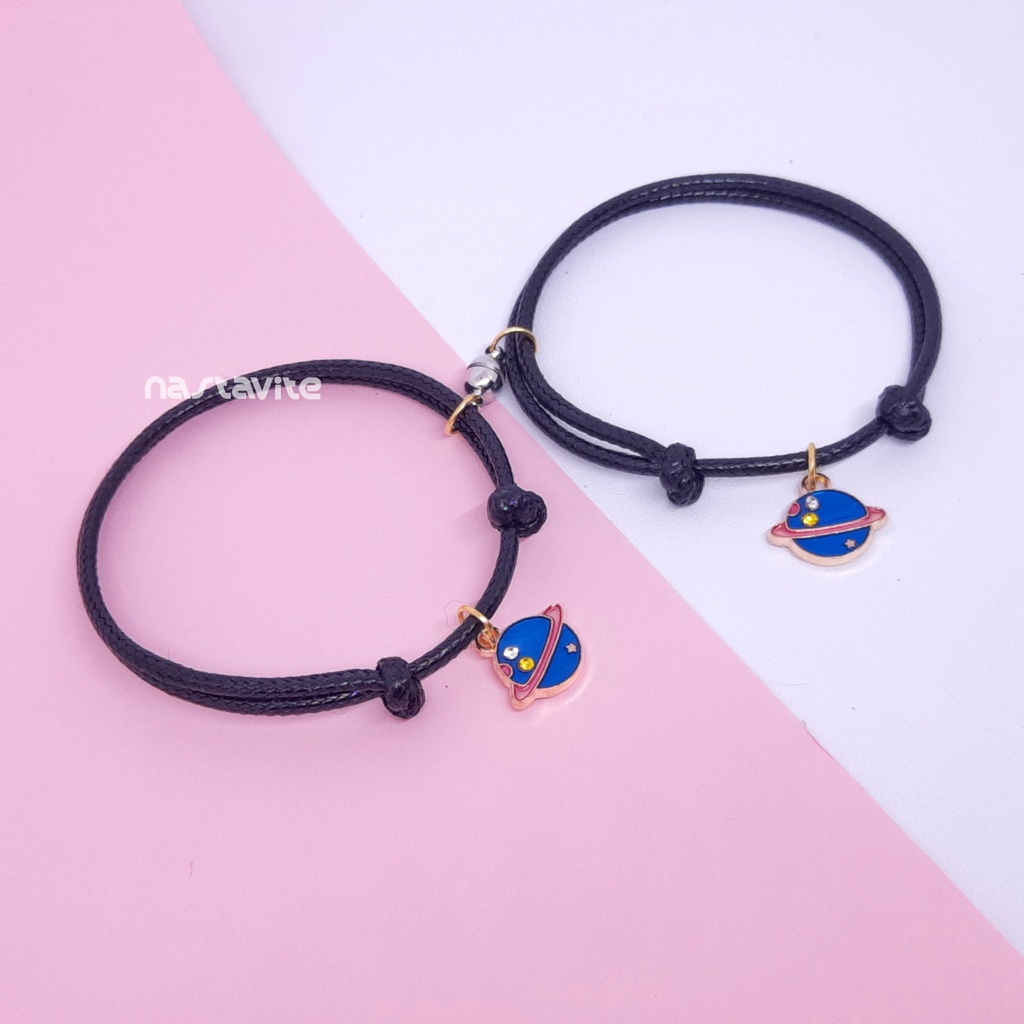 Gelang couple magnet sahabat pacar bestie murah tali korea