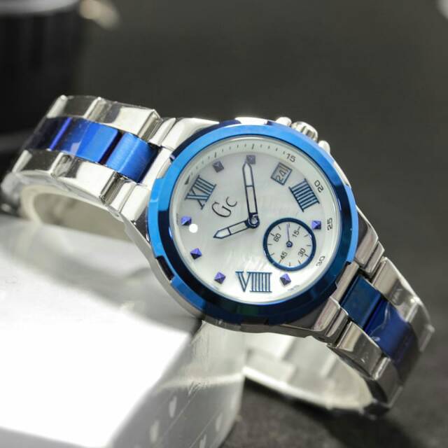 Jam Tangan Wanita Gc SilverBiru