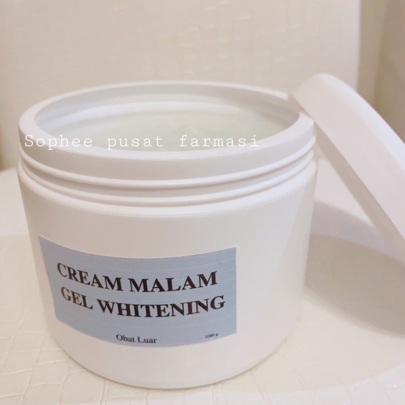 cream malam gel whitening