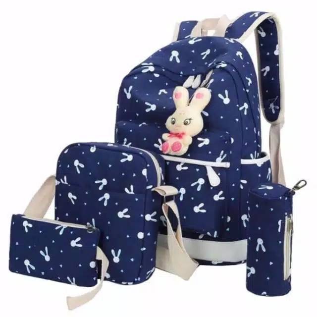 Back Pack Double Decker_Tas Ransel Anak_Lol_Unicorn_Superhero_Paw Patrol_Shopkins Fashion Cewek W5Q3