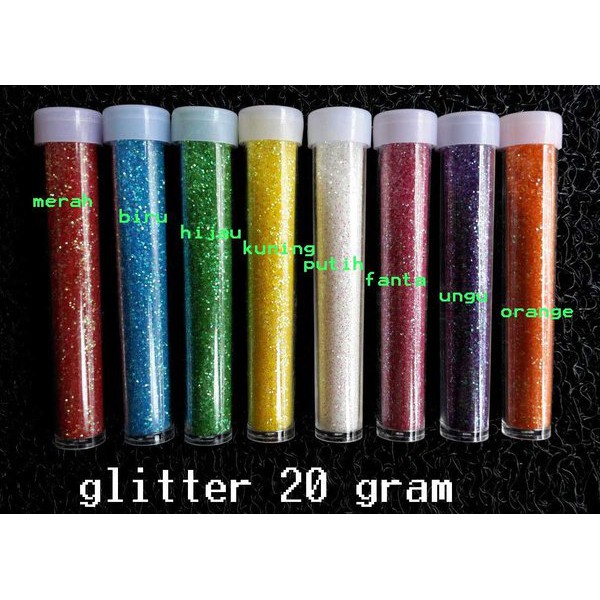 

Produk Eksklusif Serbuk / Bubuk Glitter Gliter (48 pcs tabung) Eksklusif