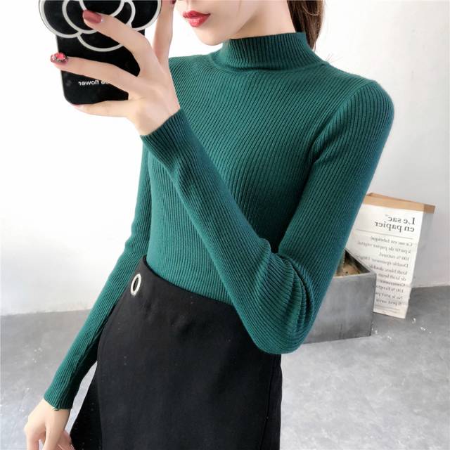 ATASAN RAJUT/KNITT TURTLE NECK IMPORT (BJCN94)