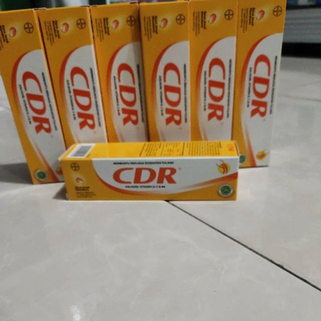 CDR tablet multivitamin vitamin c isi 15