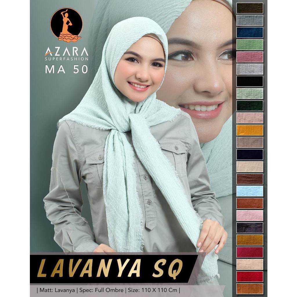 JILBAB SEGI EMPAT LAVANYA SQ SEGIEMPAT ORI BY AZARA COTTON RAWIS 110 X 110 HARGA GROSIR