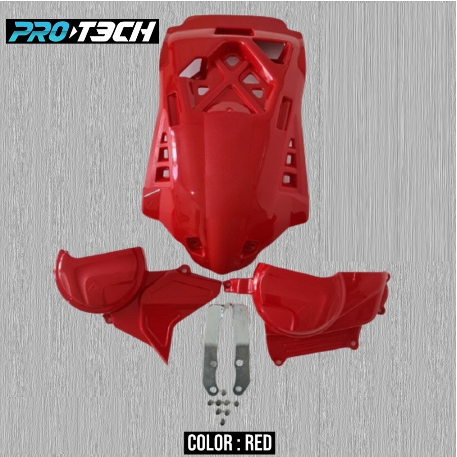 BARU TUTUP MESIN ENGINE GUARD COVER LUMPUR WR CRF KLX FULLSET HIGH QUALITY HONDA CRF 150 NEW SUDAH PLUS BLOK PROTECH