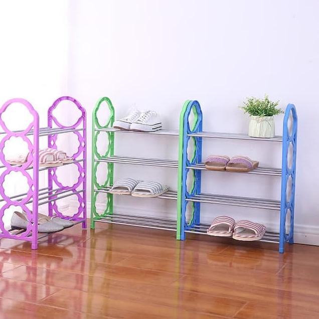 ➲ (VCM) Rak Susun Sepatu Portable/Rak Sepatu 4susun ✶