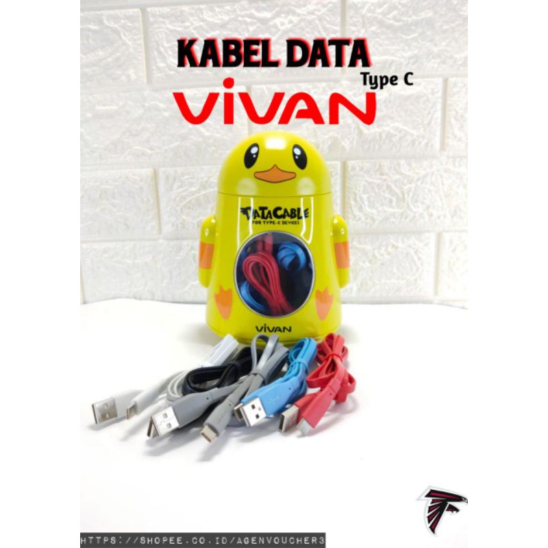 kabel data VIVAN tipe-C cbc100s fast charging