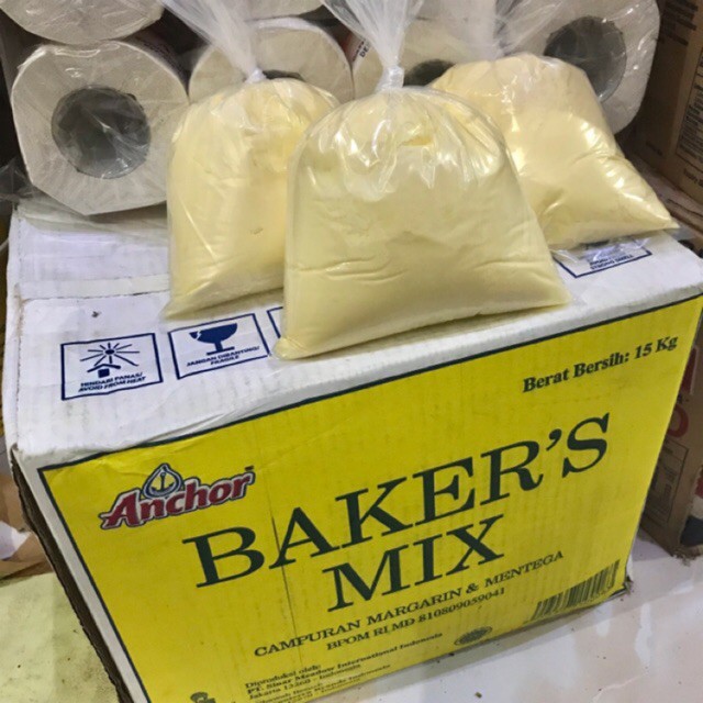 

Butter ANCHOR Baker's Mix Bakermix Butter Repack 500Gr Margarine Bakers Mix