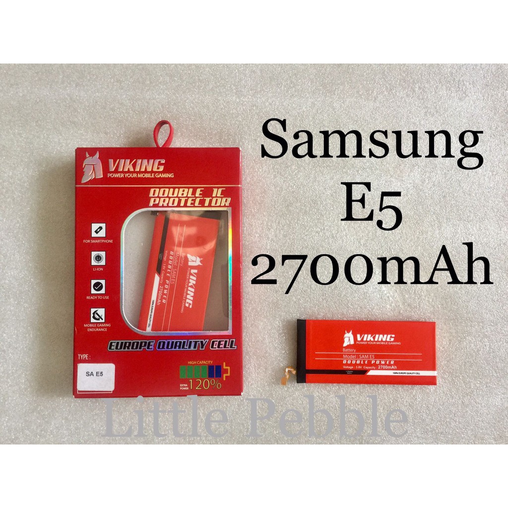 Baterai Viking 2700mAh Samsung Galaxy E5  E500 Double Power Batre