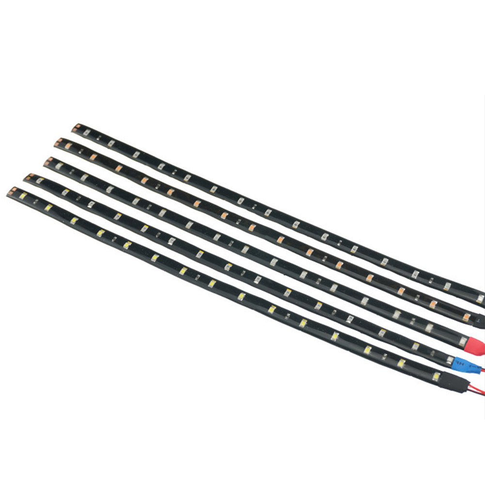 [READY STOCK] Lampu Strip 15-LED 30cm Fleksibel Anti Air untuk Mobil / Motor