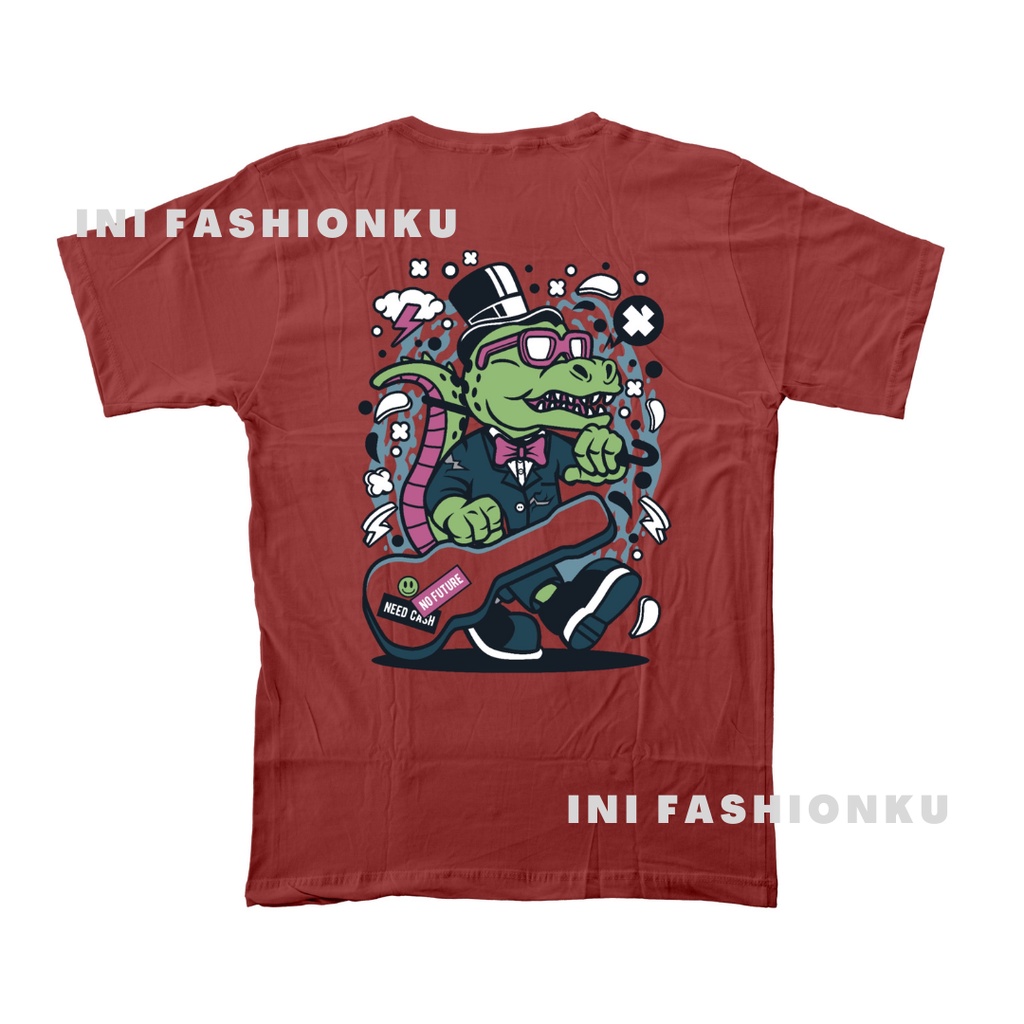 T-SHIRT PRIA COOCODILE SABLON DTF KEKINIAN/T-SHIRT PRIA CUSTOM WANITA UNISEX