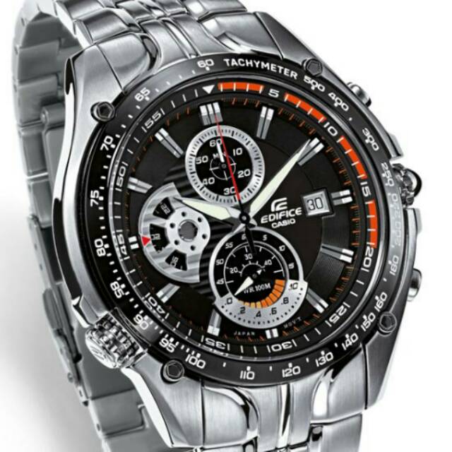 Jam Tangan Pria Merk Casio Edifice Type : EF-543 Silver