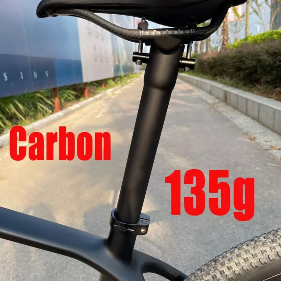 Elita One Carbon Seat Post ultra light Road Bike MTB 27 30 31 ringan