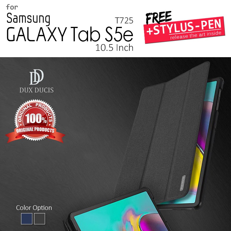 Samsung Galaxy Tab S5e 10.5 T720 T725 - Dux Ducis Domo Leather Case