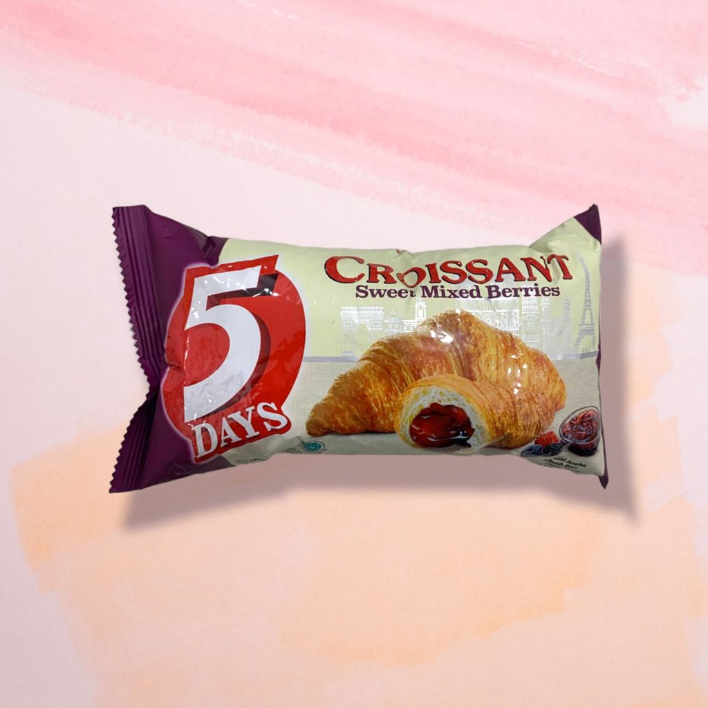 

5 DAYS CROISSANT ISI SELAI ANEKA BUAH BERI 60g