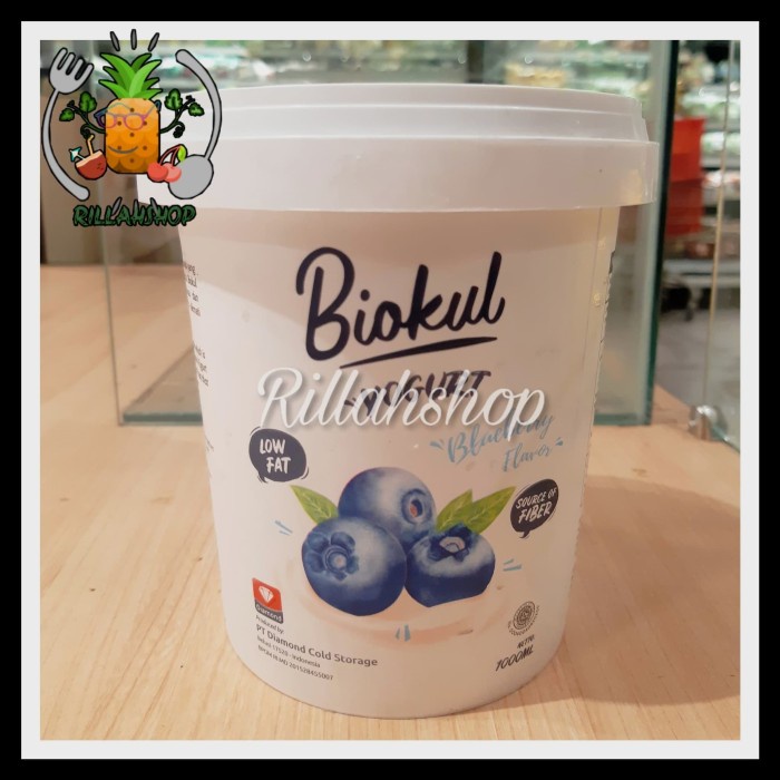 

BIOKUL YOGURT RASA BLUEBERRY 1 LITER