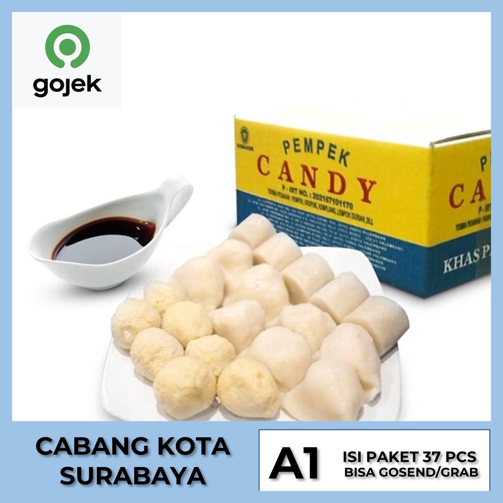 

Pempek Palembang Asli Candy Paket A1 25Pcs